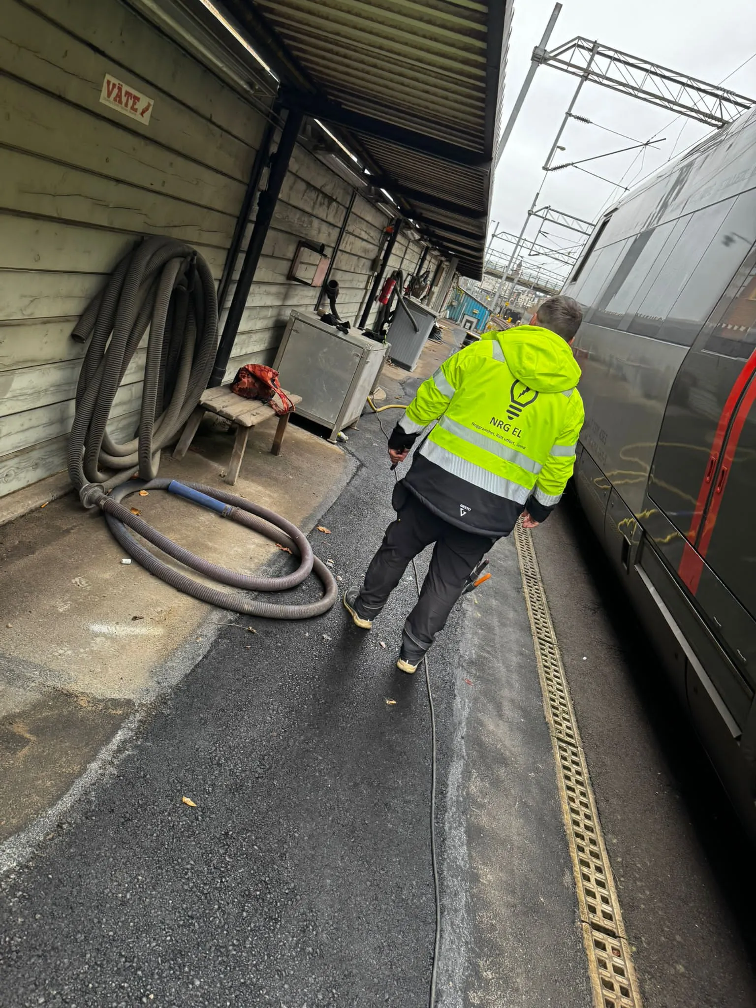 Elinstallationer till pumpstationer vid Malmö C och Helsingborg C